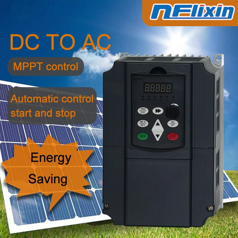 

Инвертор для солнечной батареи, вход постоянного тока 0,75-220 кВт, 380 в/в, инвертор для водяного насоса, специальный инвертор, преобразователь частоты VFD