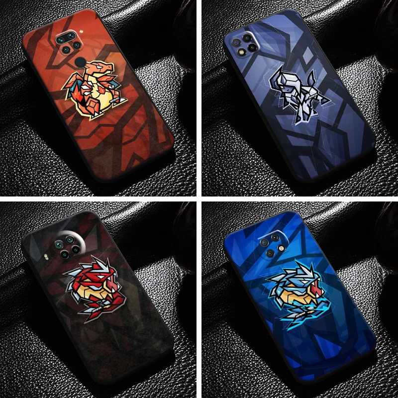 

Anime Pokemon Pikachu For Xiaomi Redmi Note 9T 9 Pro 5G Phone Case Back Liquid Silicon TPU Carcasa Black Funda