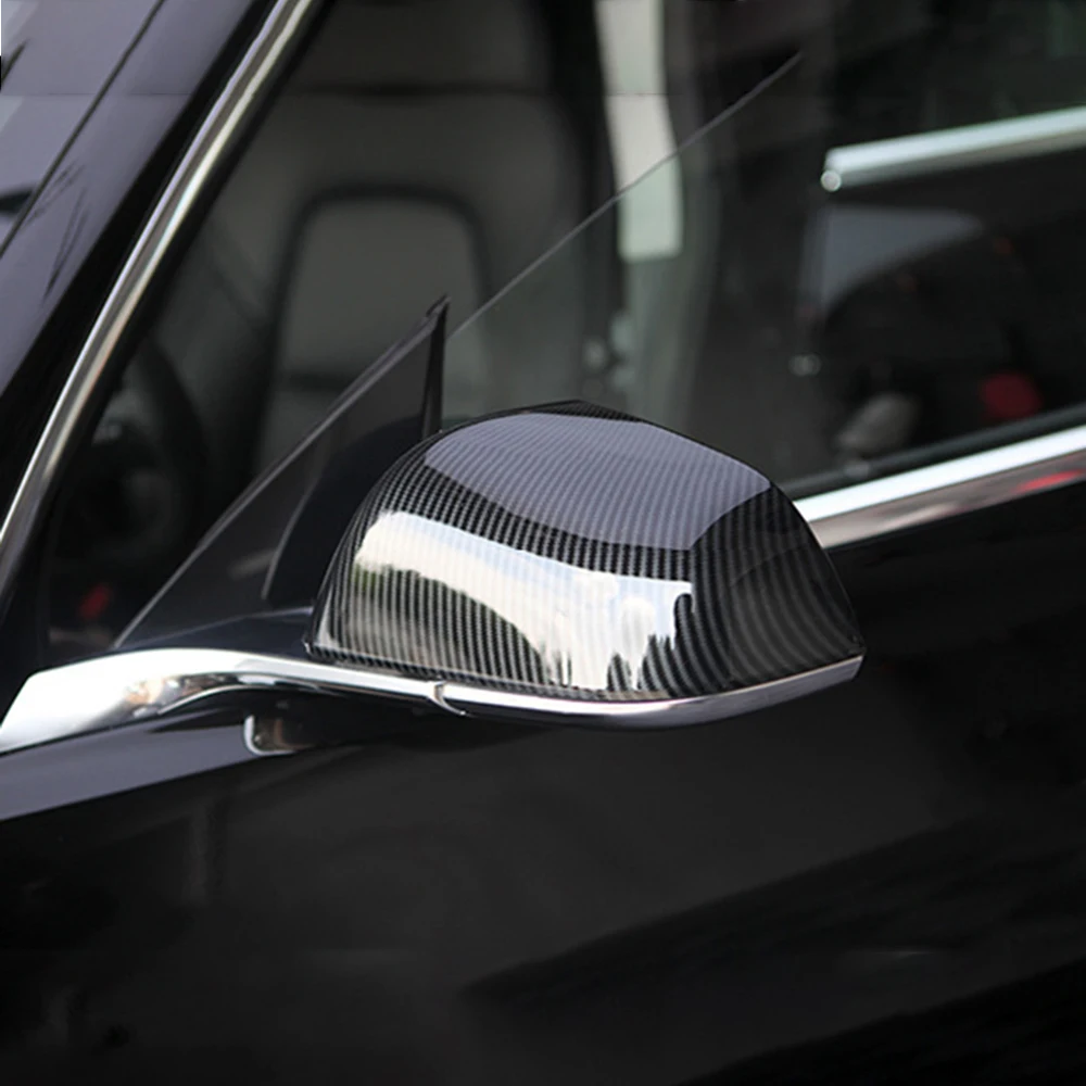 2 шт. крышка для зеркала заднего вида из углеродного волокна