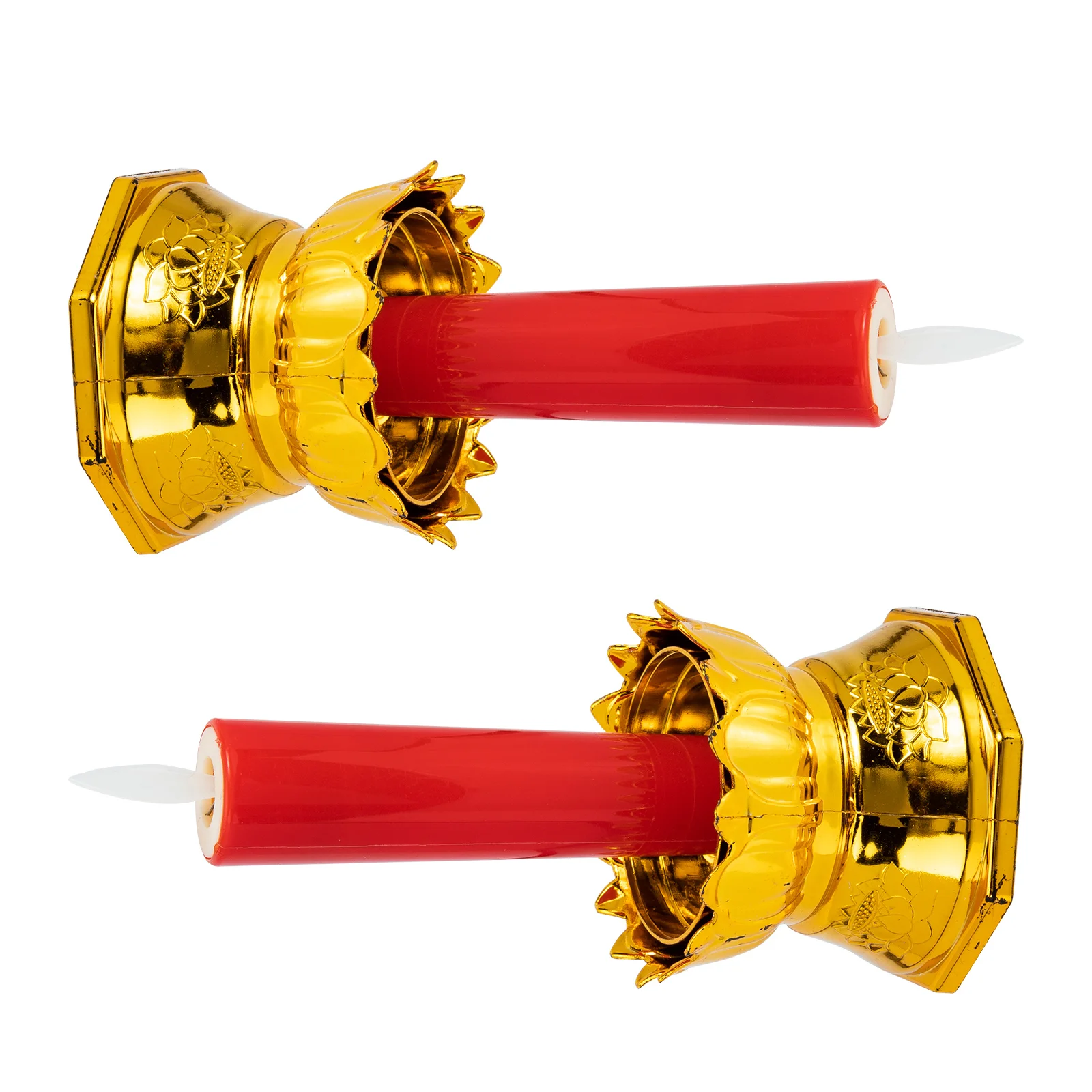 2 шт. световые свечи держатель для чайных свечей пластиковые огни лотоса