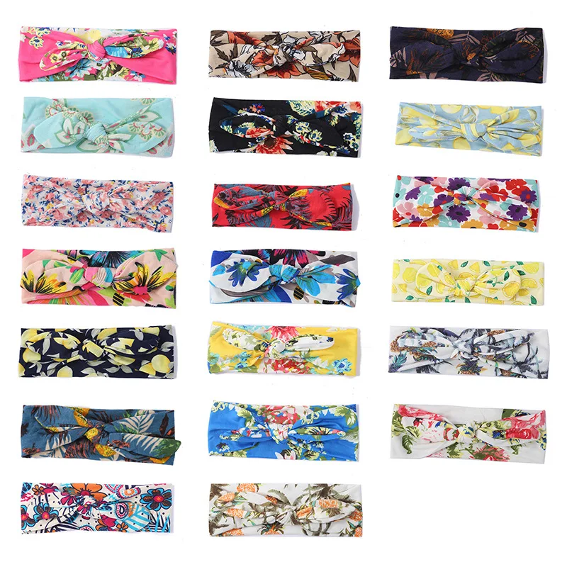

Women Headband Fashion Cross Knot Elastic Hair Bands Soft Print Floral Girls Hairband Headwear Hair Accessories 3 buyers