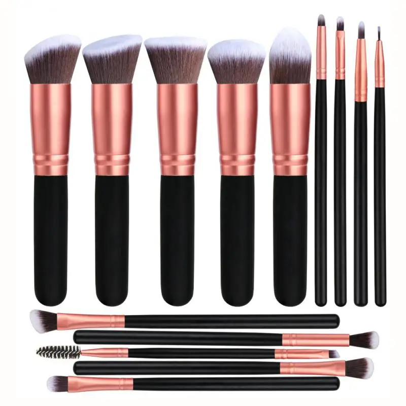 

14PCS Makeup Brush Set Eye Shadow Brush Loose Powder Brush Blush Brush Makeup Set Brush Beauty Cosmetics Tools