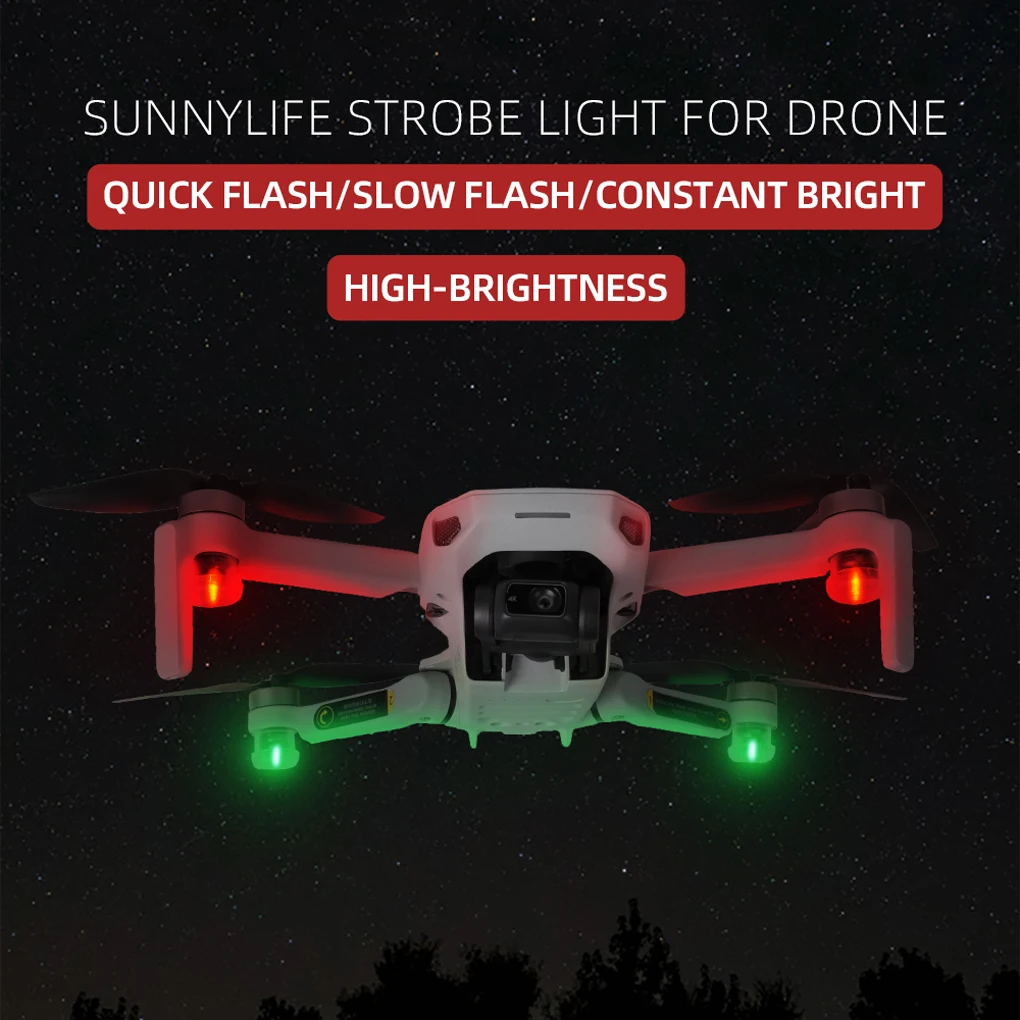 

Sunnylife 4 Pieces Night Flying Lights Navigation Signal Lamps Anti-Collision Universal Flashlight Lighting Supplies