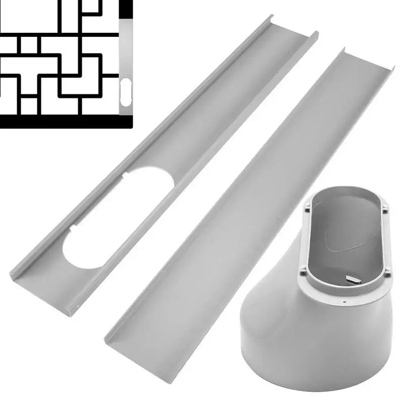 

Adjustable Portable Air Conditioner Window Kit Slide Plate Wind Shield Window Adapter Connector Air Conditioning Accessories
