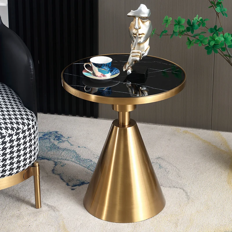 

Modern Round Coffee Table Luxury Entrance Hall Golden Multifunction Living Room Center Table Outdoor Muebles Muebles Furniture