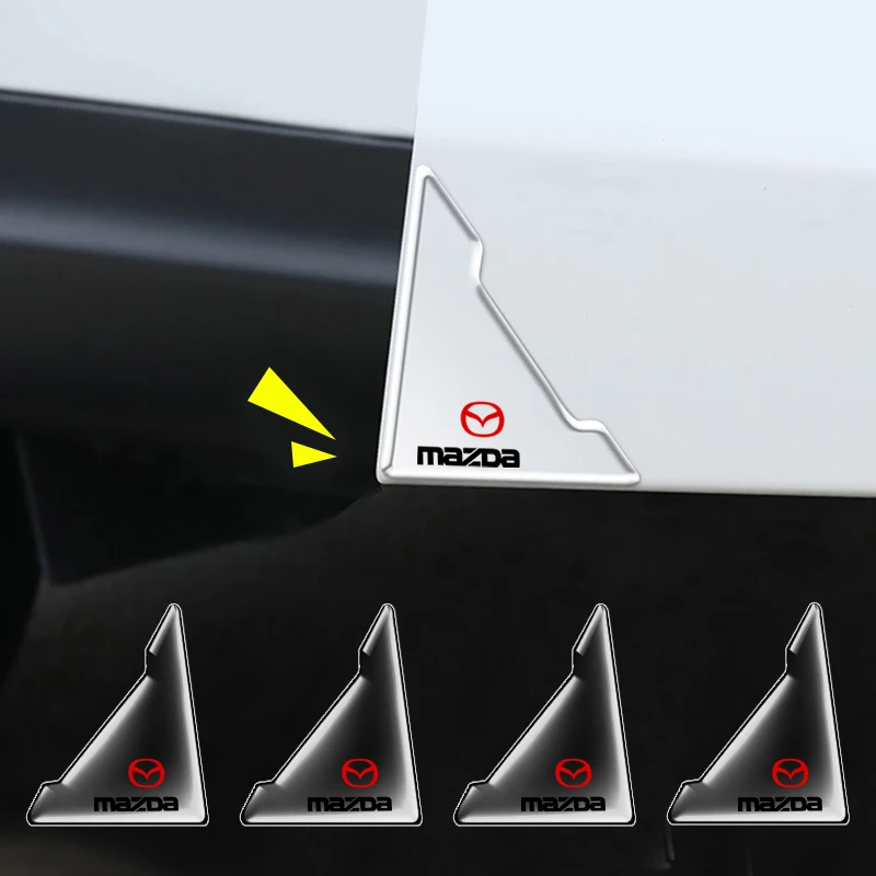 Угловая накладка на дверь автомобиля, защита от царапин при столкновениях для Mazda Skyactive Cx3, Cx4, Cx5, Cx8, Cx9, Cx30, 3, 5, 6, Mx5, Rx8, Alexa 323 Gi