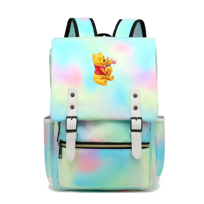 Disney Winnie the Pooh Backpack Multifunctional Laptop Bags Men Women Travel Casual Backpack Unisex College Rucksack Mochila