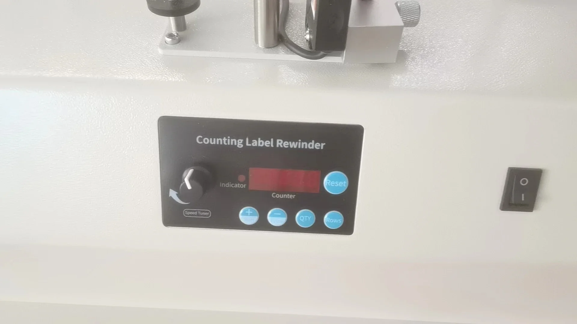 Настольная перемотка bsc R150 со счетчиком небольшая рулонного к рулону катушки