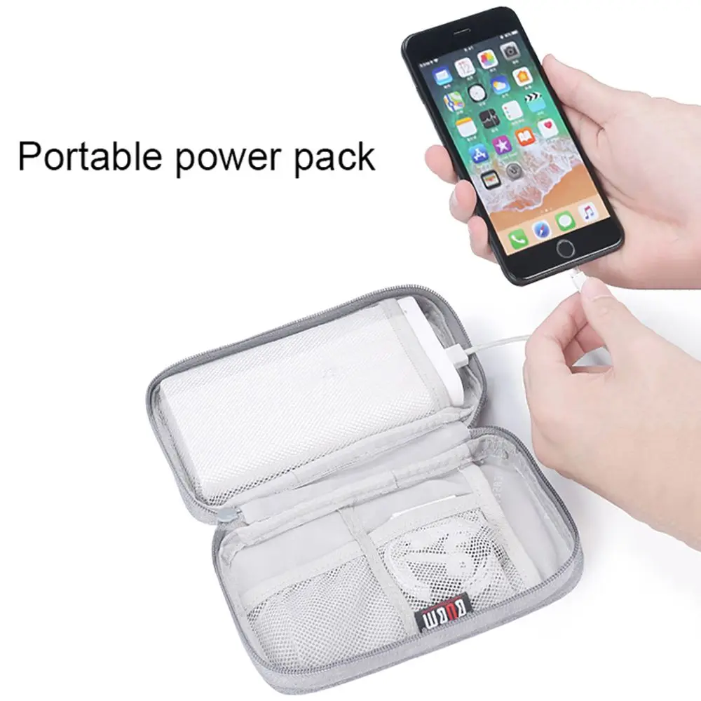 

Makeup Cover Electronics Accessories Travel Kit Earphone Wire Pouch Digital Storage Bag USB Cable Bags Data Line Case