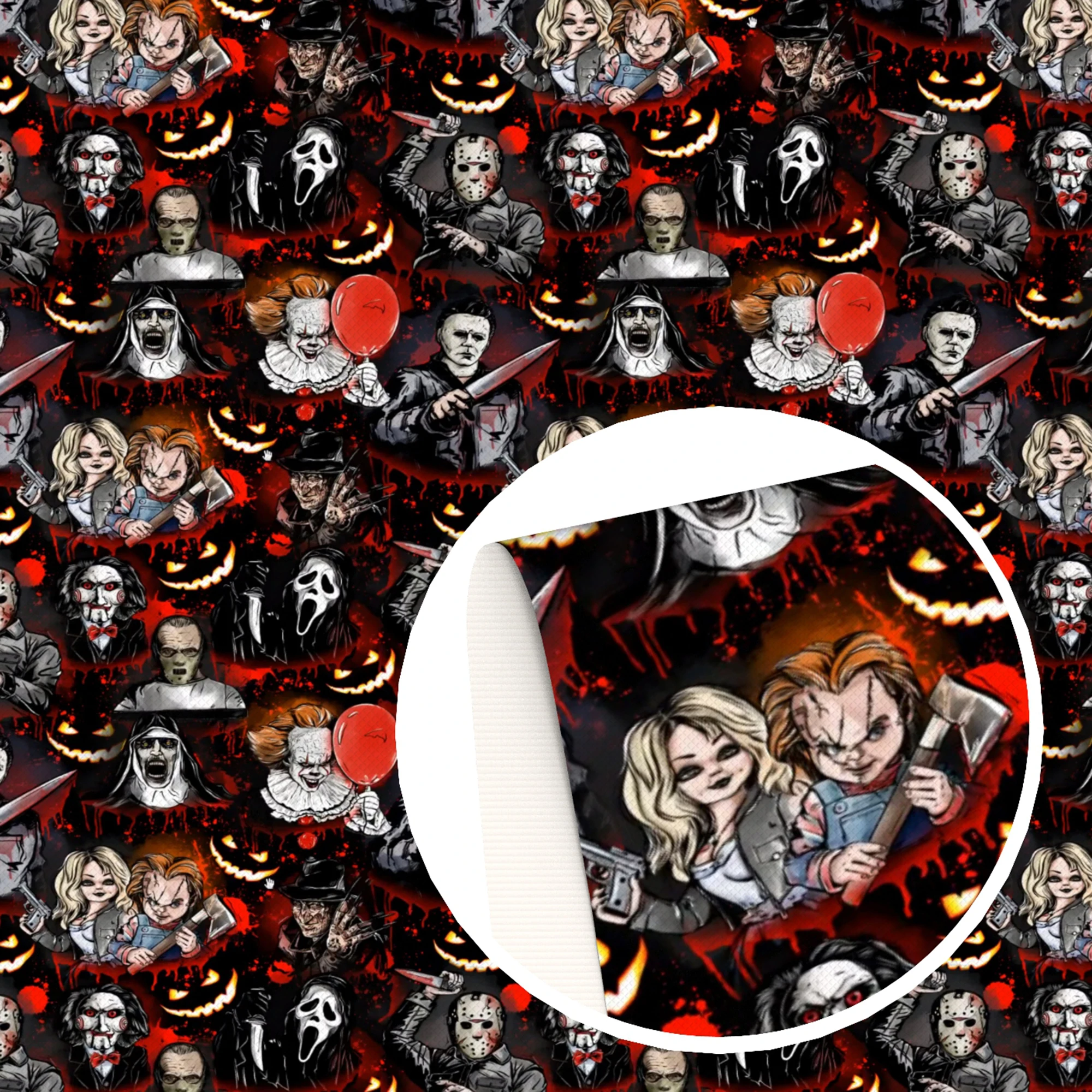 Листы из искусственной кожи с рисунком идола черепа личи 20 х33 см |