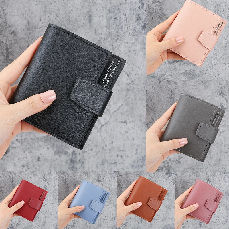 

Женский кошелек, модные сумки для женщин, короткий кошелек из искусственной кожи, женский кошелек, маленький карман для монет на молнии