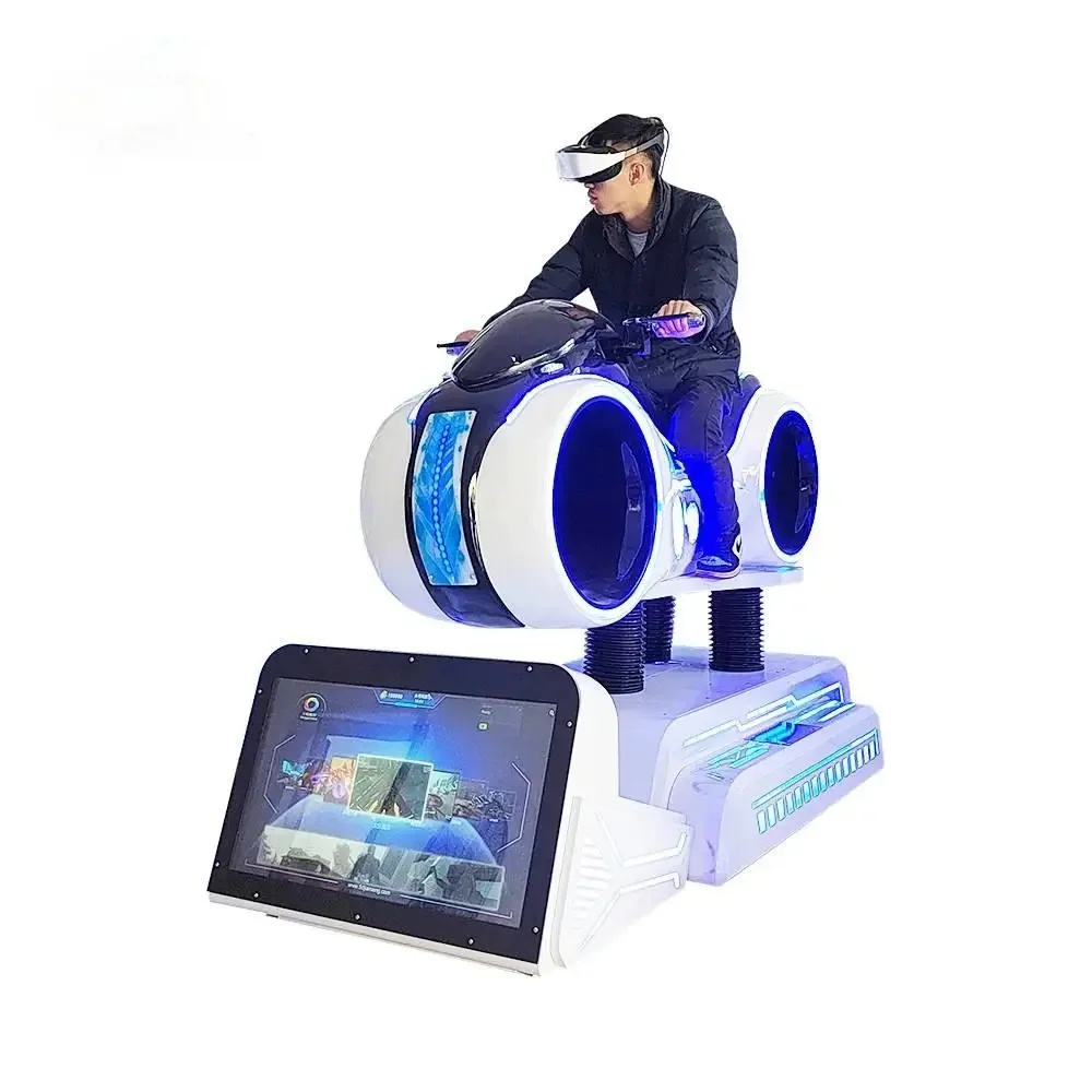 9D VR Мотоцикл Симулятор Парк развлечений Виртуальная реальность Поездки