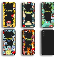 pokemon pikachu squirtle bulbasaur snorlax phone case for huawei honor 30 20 10 9 8 8x 8c v30 lite view 7a pro