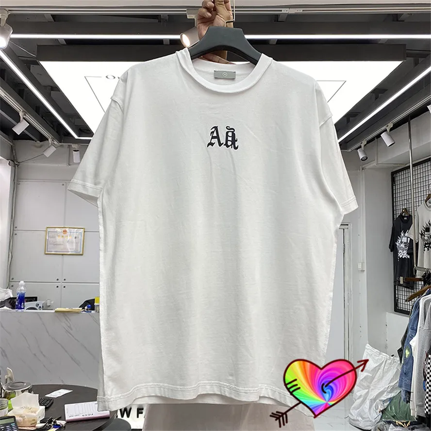 Футболка Askyurself для мужчин и женщин винтажная белая рубашка с двойным логотипом