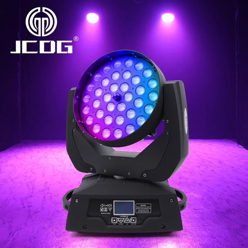 

JCDG High Power 36pcs*10W/15W/18W LED Zoom Beam Wash Par Lights RGBW 4in1 Professional LED Bar Stage Machine DMX512 DJ Lighting