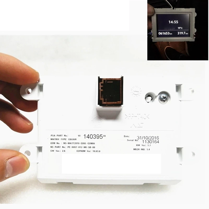 Car Combination Instrument Matrix Display For Peugeot 508 508SW Citroen DS 1612869880 6155JA