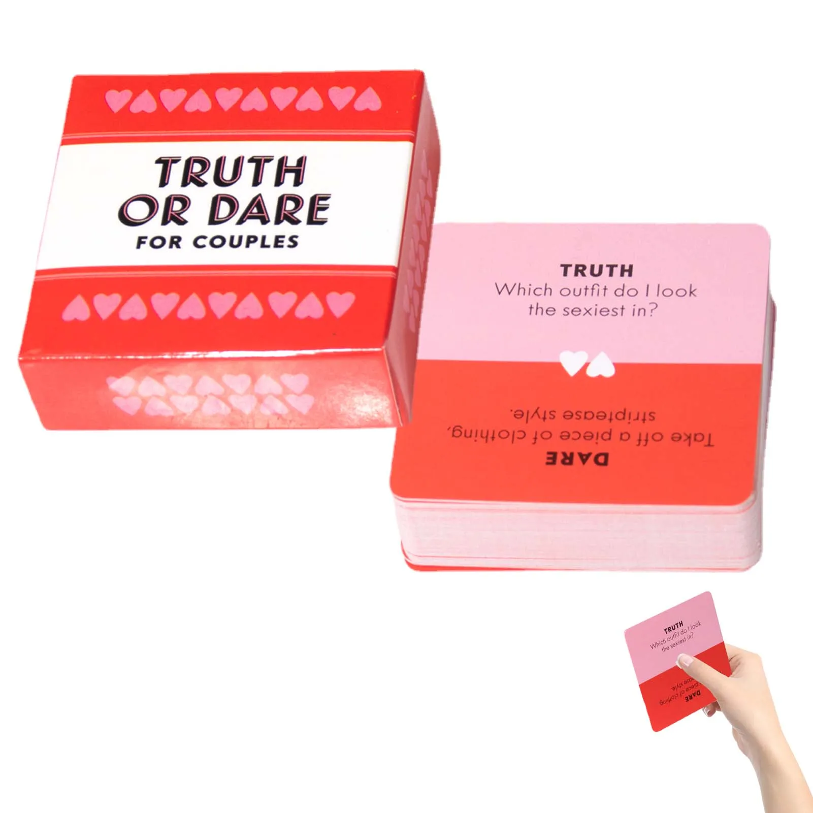 

New Couple Board Game Cards Mini Small Size Or Dare For Couples Cards Games Couples Lovers Board Game Supply 150Pcs