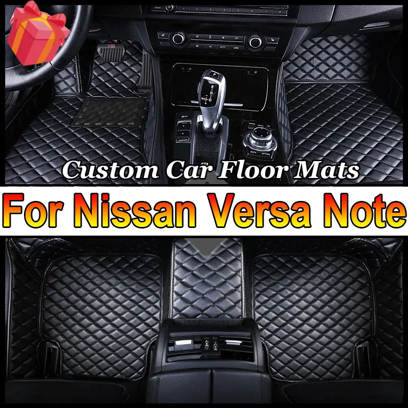 Автомобильные коврики для Nissan Versa Note 2020 2021 2022 противовогрязевые накладки