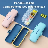 multi grid waterproof pill box portable sealed medicine box health container case travel pill box for traveling easy to carry
