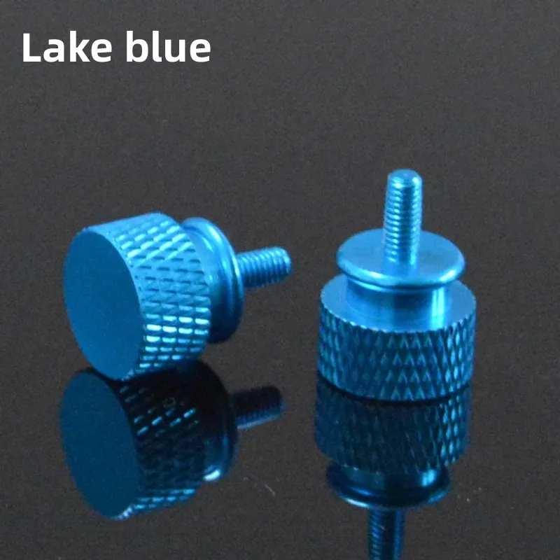 

5шт 6 # -32*6 винты с накатанной головкой из алюминиевого сплава, корпус компьютера, боковая панель, жесткий диск, ручной винт