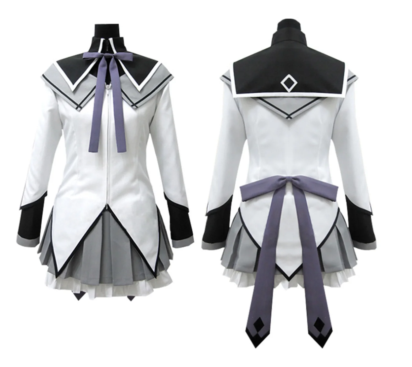 

Японское аниме Puella Magi Madoka Magica черный длинный прямой костюм Akemi Homura Косплей Костюм женский студенческий стиль Jk униформа