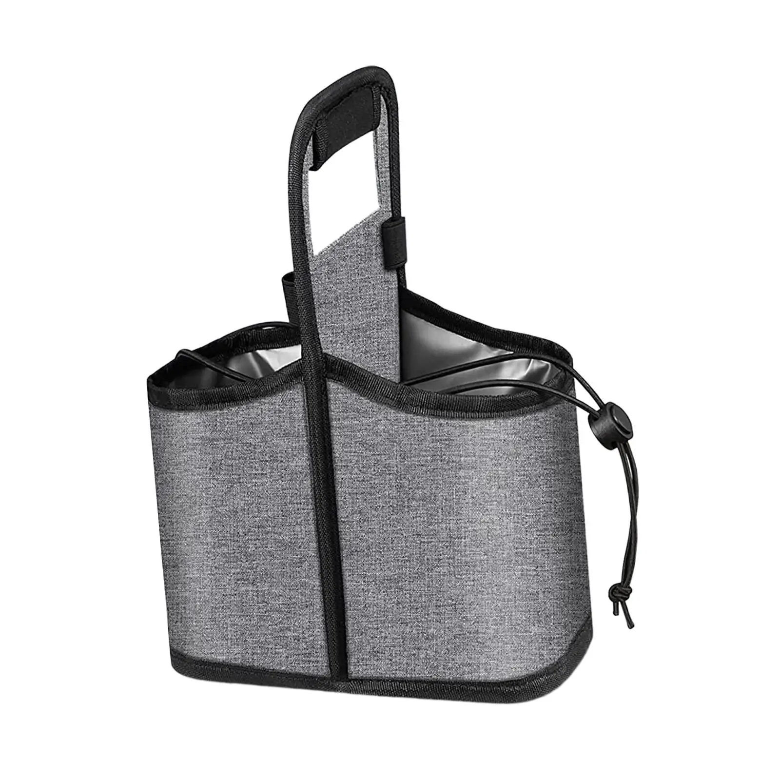 

Cup Holder Adjustable 2 Cup Foldable Cup Organizer Bag for Coffee Travelers