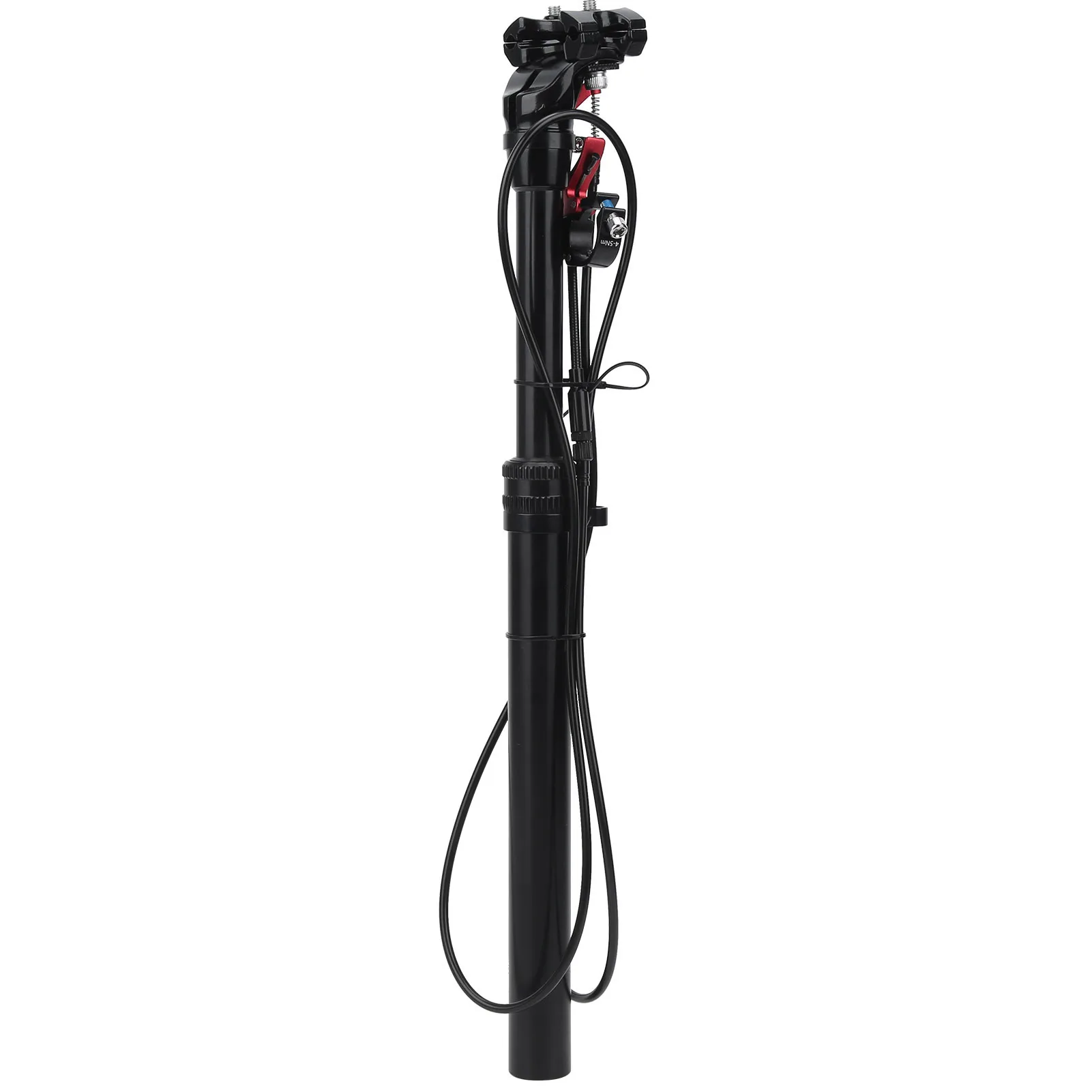 

SD440 Mountain Bike Wire Control Aluminum Alloy Seatpost Adjustable Cycling Seat Tube 27.2mm/1.1in Adjustable