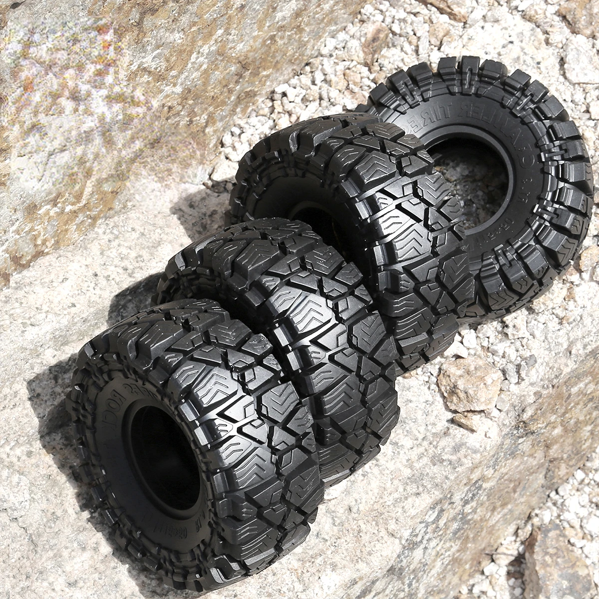 Резиновые шины Rock 4 шт. 115 мм 1 9 дюйма колесные для радиоуправляемого гусеничного