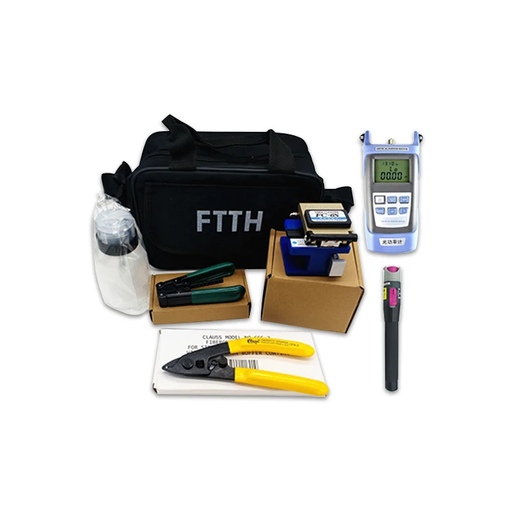 

FTTH fiber optic tools OEM ODM Economic allocation tools kit fiber termination Fiber Equipment Tool kits