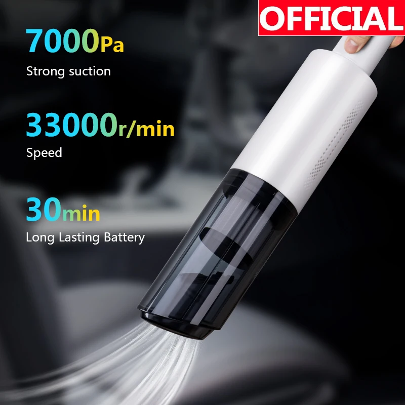 Автомобильный бытовой пылесос двойного использования мощный циклонный