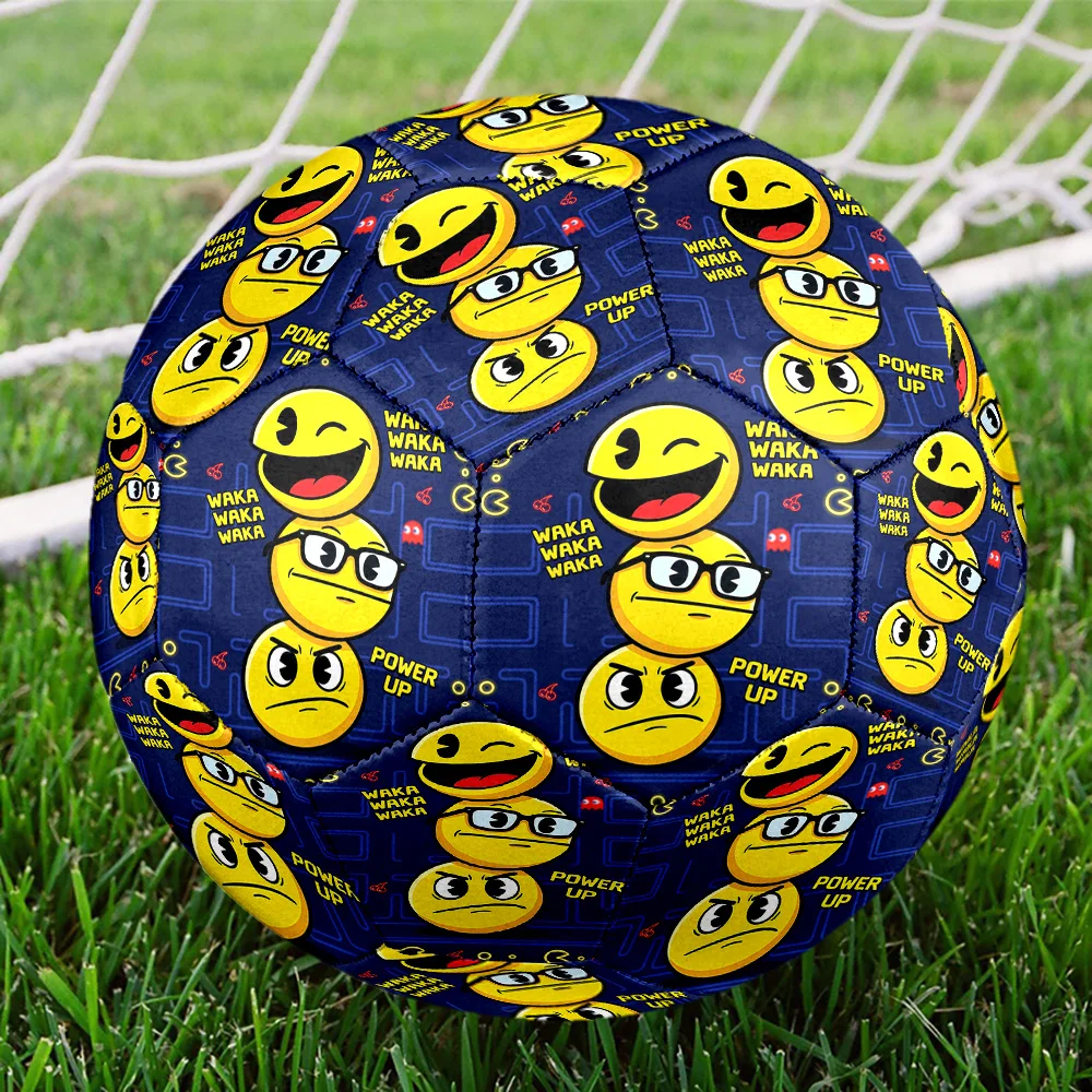 Фото Футбольный мяч Pacman Beautiful size 5 с красочным узором, машинной сшивкой, для тренировок и матчей, праздничный подарок_LIAN №3