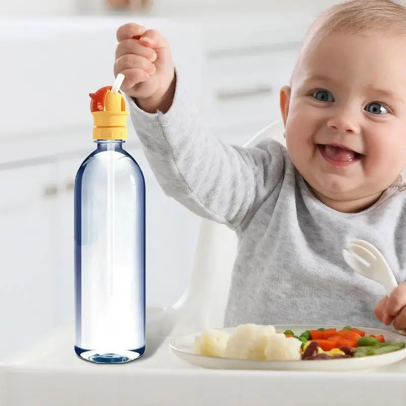 Адаптер для носика бутылки с водой детей Силиконовый адаптер соломинкой