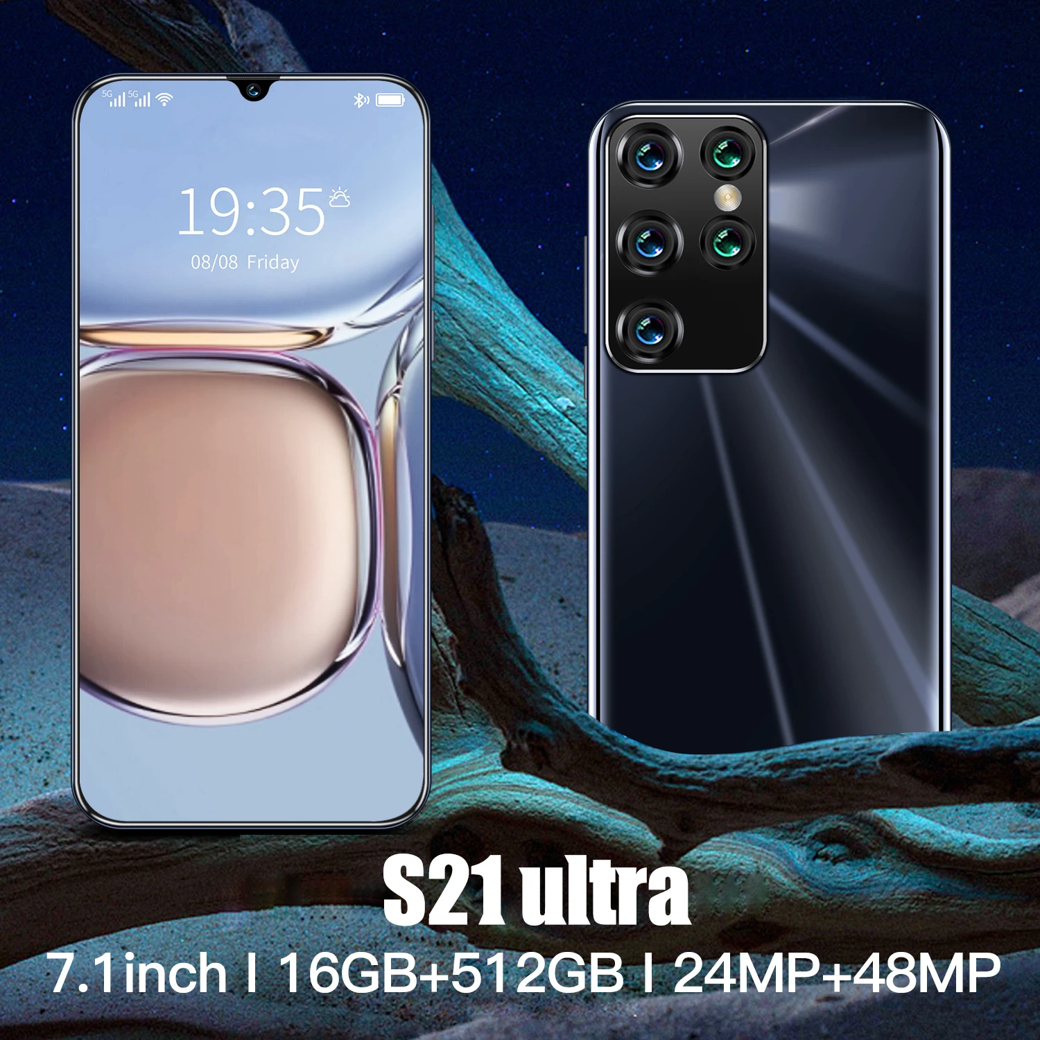 Смартфон глобальная версия S21 16 + 512 ГБ 7 1 дюйма 24 48 МП 6000 мАч | Мобильные телефоны и