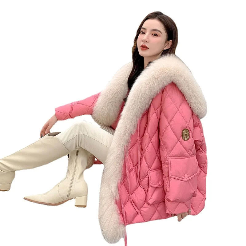 

A Fall Winter Jacket Women Parkas Warm Casual Parka Clothes Long Jackets High Quality Female Fur Lining Thick Mujer Coat