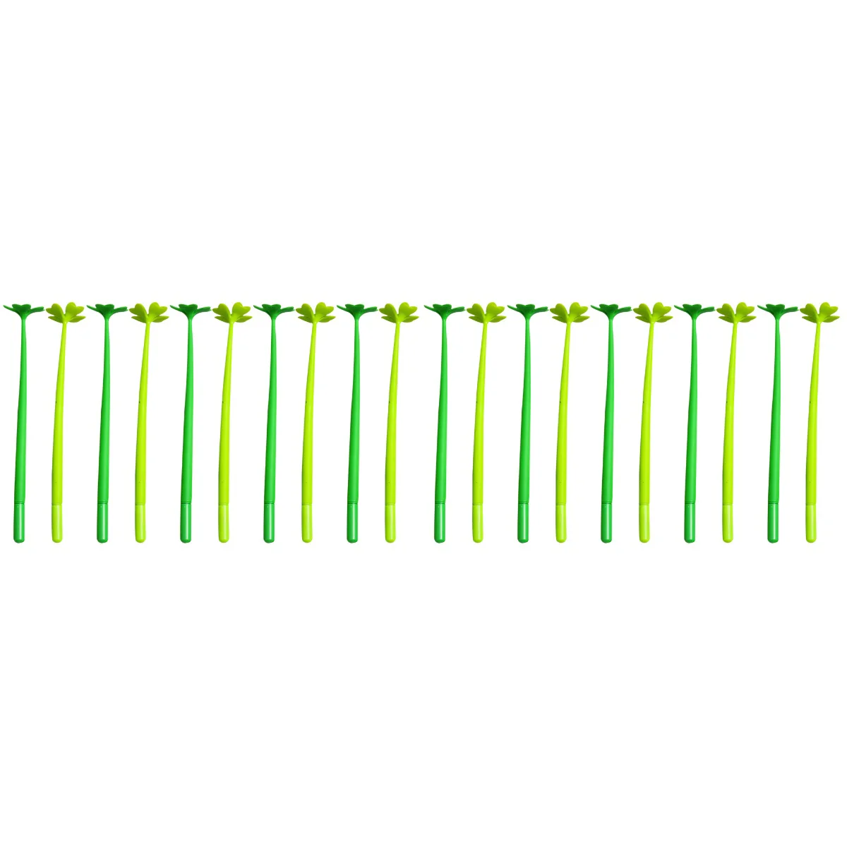 

20 pcs 0.5mm Ink Pens Lovely Four-leaf Clovers Shaped Ink Pens Student Pens