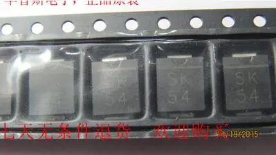 50 шт. 100% оригинальный новый SMD диод Шоттки SS54 SK54 5A 40 в DO214AB SMC |