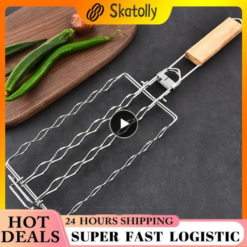 

5/8/10PCS Square Barbecue Three-dimensional Space Capacity Gridiron Suitable For A Variety Of Ingredients Strong And Easy To Use