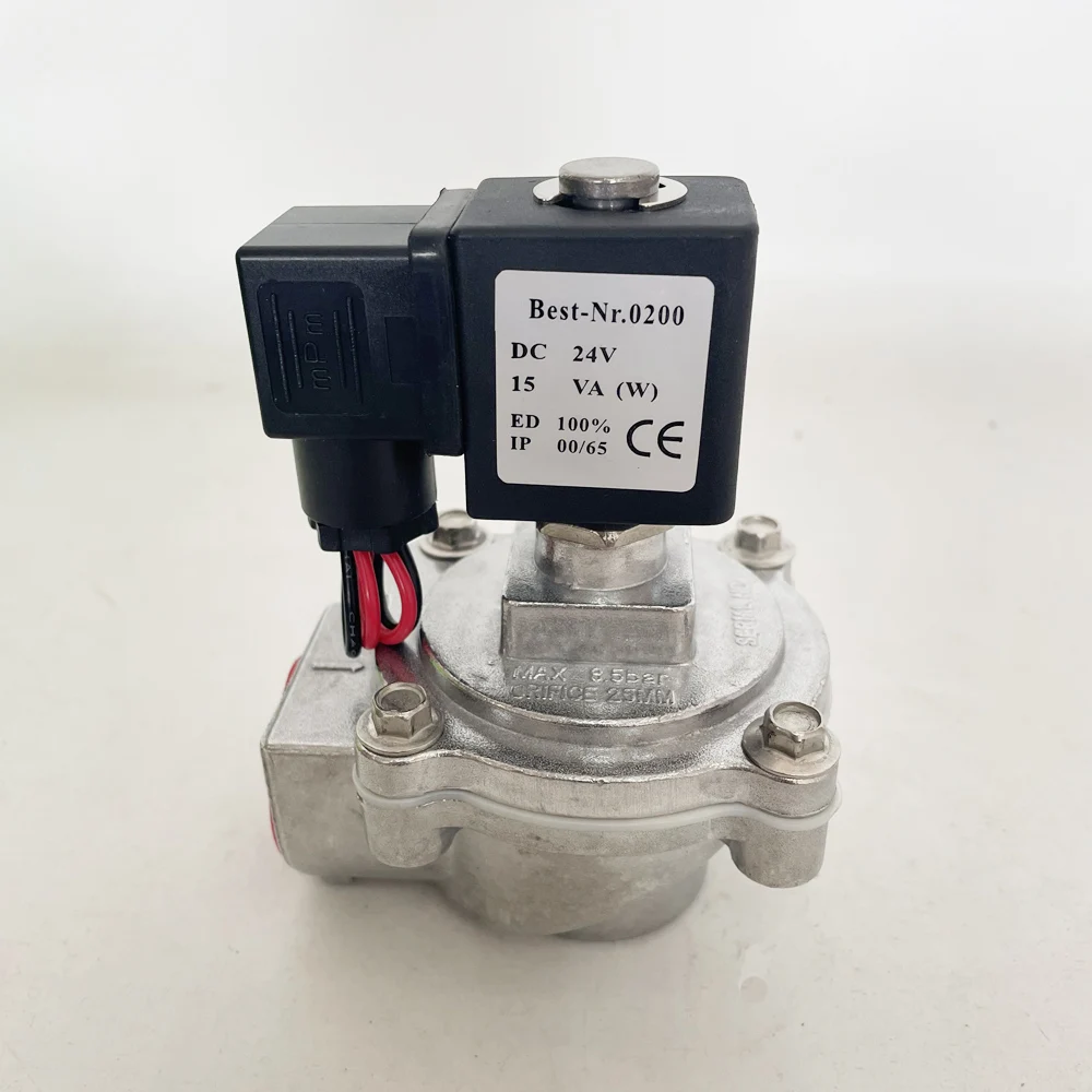 Фото 1-дюймовый DN25 AC220V угловой электромагнитный импульсный клапан G1'' DMF-Z-25J для контроля пыли, с возможностью индивидуальной настройки, поддержка OEM. №3