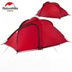 Палатка Naturehike Hiby туристическая нейлоновая, на 4 человек, 20D 40D, водонепроницаемая, двухсторонняя, открытая, одна комната и один зал, уличная, pu3000мм