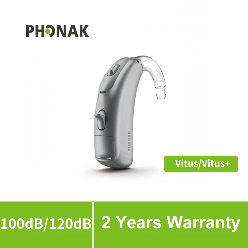 

Phonak Vitus BTE Hearing Aid Original Programmable High Power Hearing Aids For the Deafness With Moderate to Severe Degree