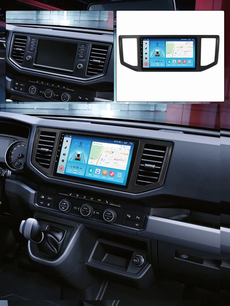 Автомобильный радиоприемник BT Android 11 все в одном Carplay DSP 8-Core для Volkswagen VW Crafter 2017-2021