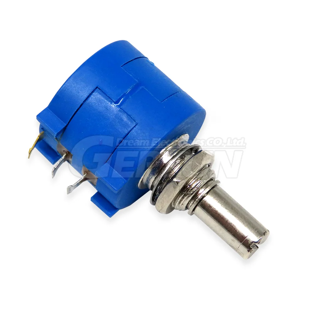 1 шт. 3590S многооборотный потенциометр 1K 2K 5K 10K 20K 50K 100Kohm прецизионный с регулируемым