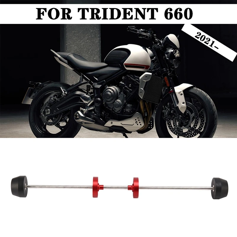 

Motorcycle Rear Fork Axle Wheel Guard Rear Fork Anti-Collision Slider For Triumph Trident 660 Trident 660 2020 2021