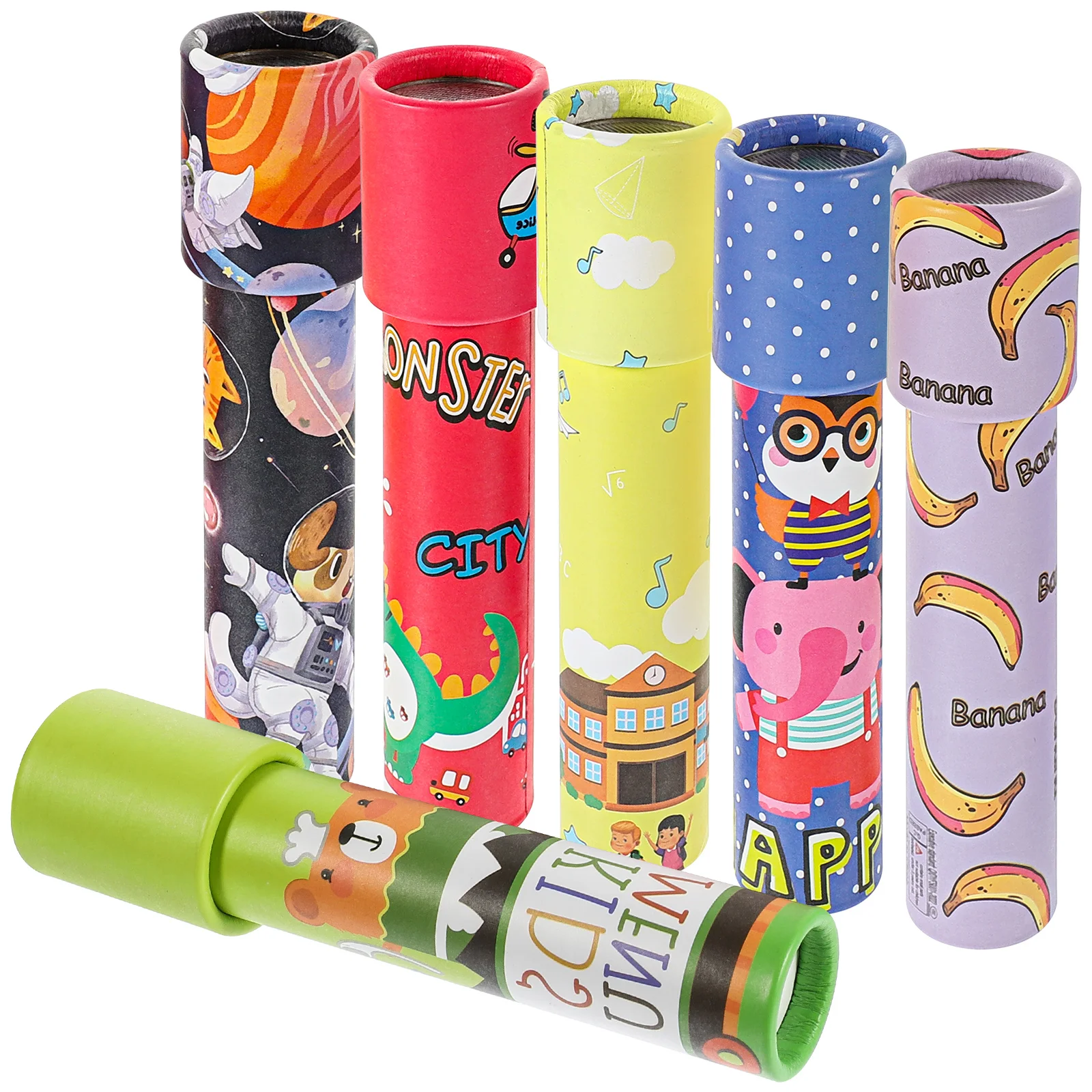 

6 шт., Детский развивающий калейдоскоп