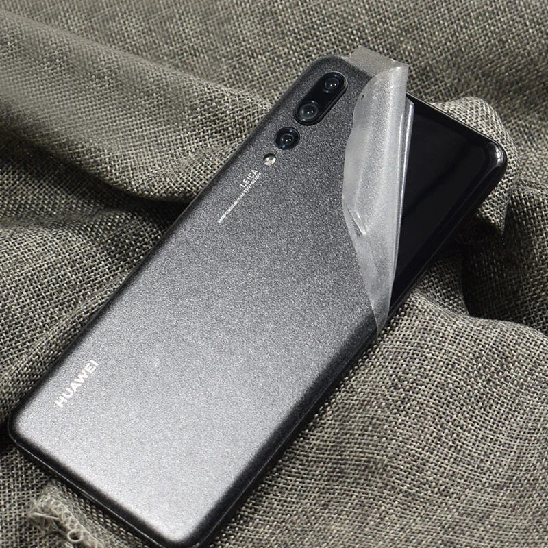 

Прозрачная мягкая 3D пленка из углеродного волокна для HUAWEI P40 P30 P20 Pro Mate 30, матовая наклейка на заднюю панель телефона для Nova 5 Plus 3e 3i