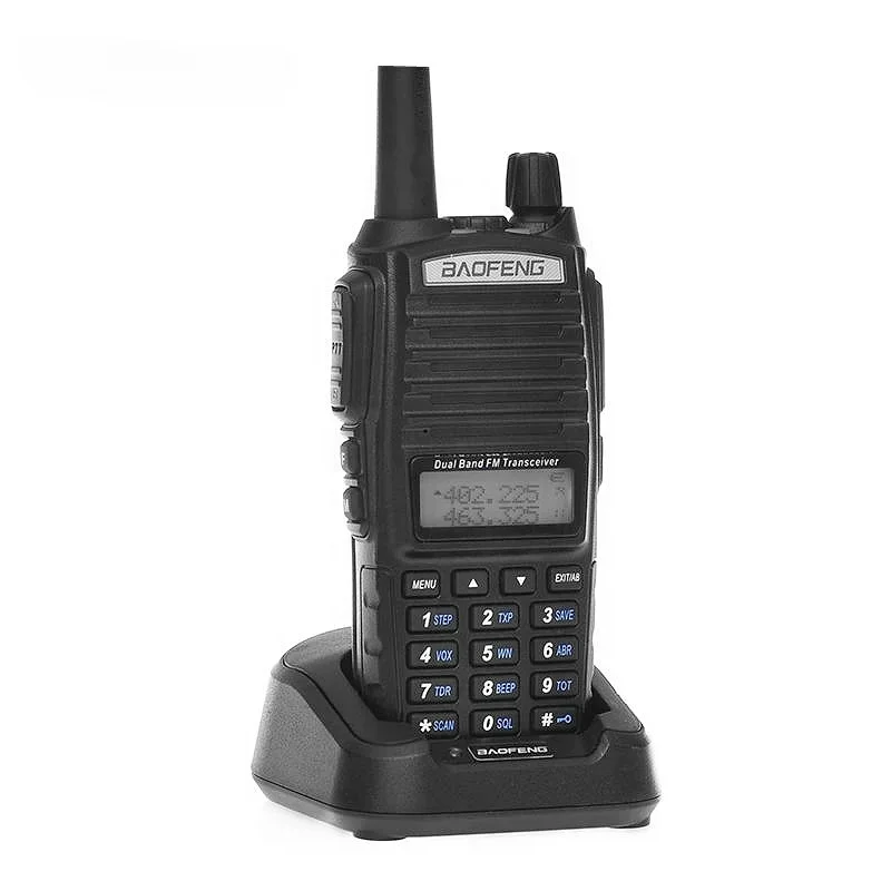 Рация длинная аккумуляторная батарея удобная рация UV 82 реальная 8 Вт высокая