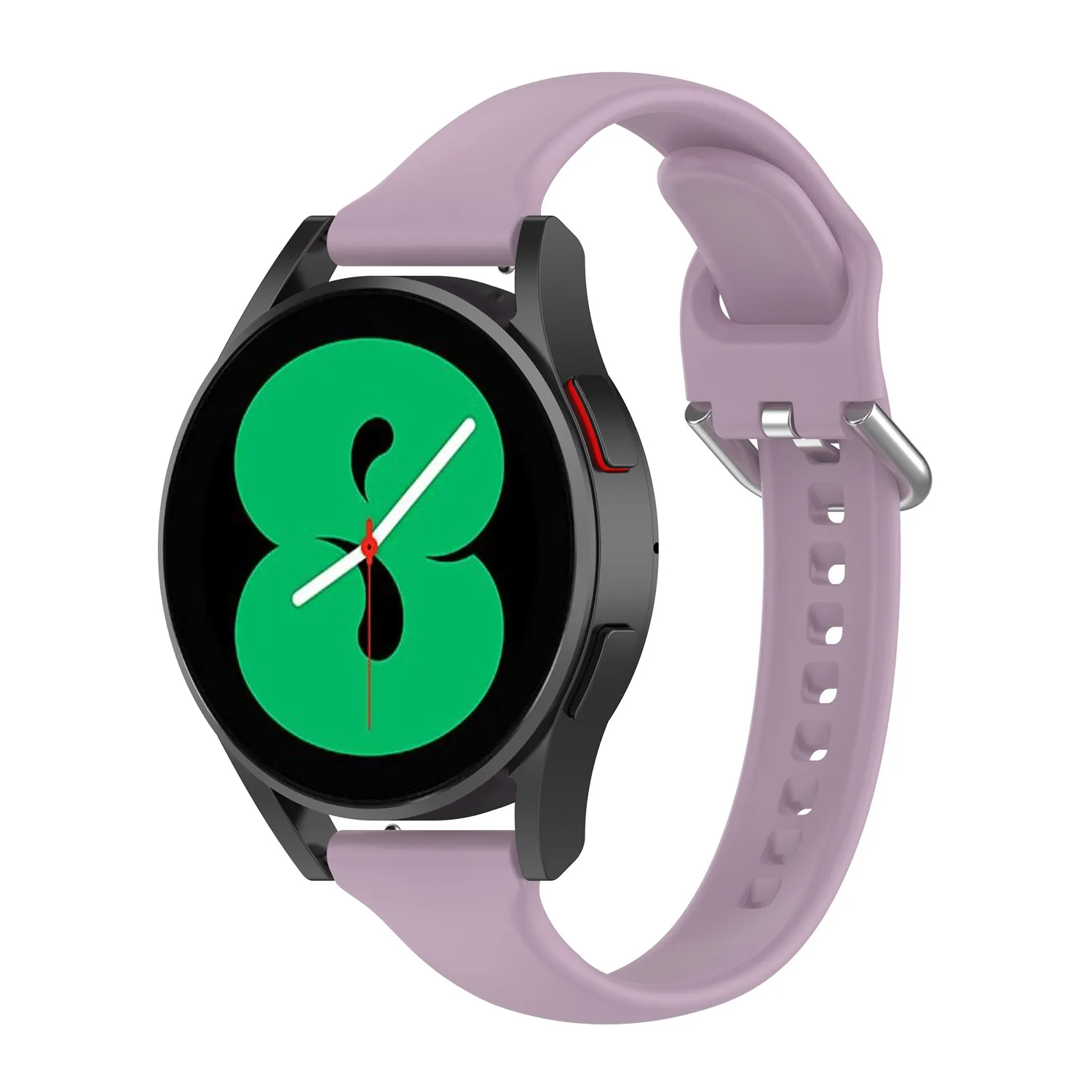 Фото 20 мм маленький поясной силиконовый ремешок для Samsung Galaxy watch 4/watch 4 classic/watch 3 41 мм/Watch Active 2 браслет correa №4