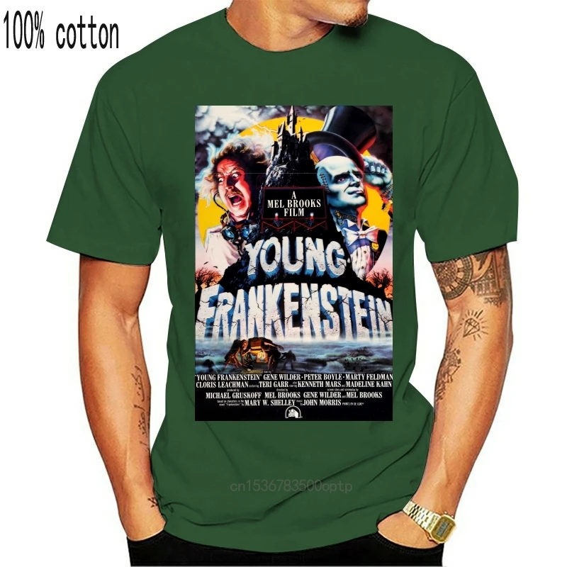 

Young Frankenstein Cool 70Comedy Vintage Classic Movie Poster Fan T-Shirt 100% Cotton Brand New T Shirts