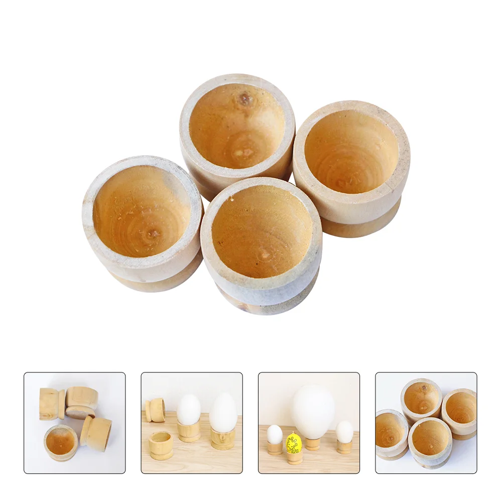 

20 Pcs Egg Tray Home Accessories Empty Egg Cartons Easter Egg Cup Eggs Easter Egg Holder Wooden Chicken Egg Holder Child