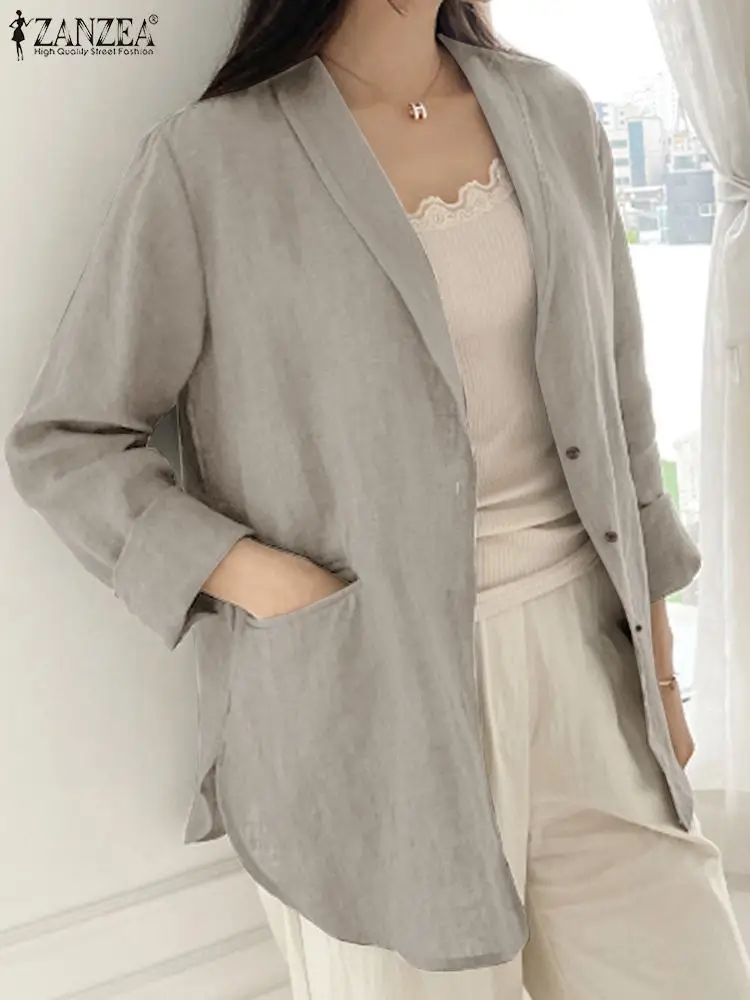 Женский однобортный пиджак ZANZEA